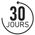 Garantie satisfait ou remboursé de 30 jours